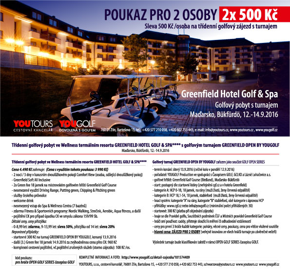YOUGOLF-Poukaz