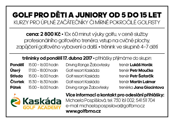 Kaskada KURZY-Juniori Kaska