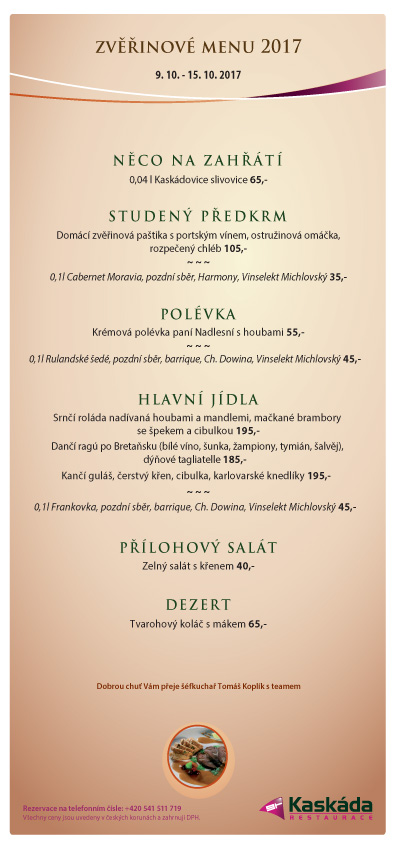 Kaskada menu