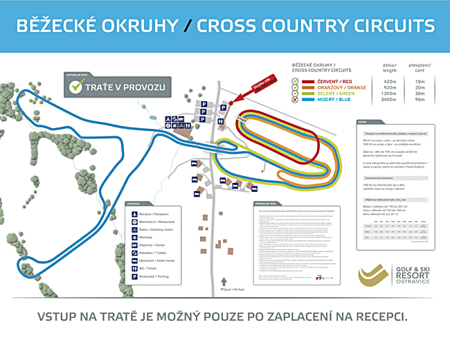 ostravice ski mapa 650