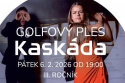 Golfový ples na Kaskádě bude 6. února 2026