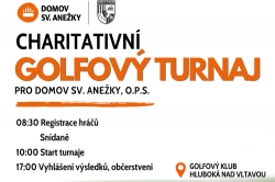 Charitativní golfový turnaj na Hluboké podpoří Domov sv. Anežky