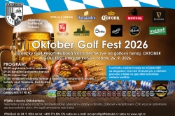 Oktober Golf Fest na Hluboké se blíží. Už máte připravený kostým?